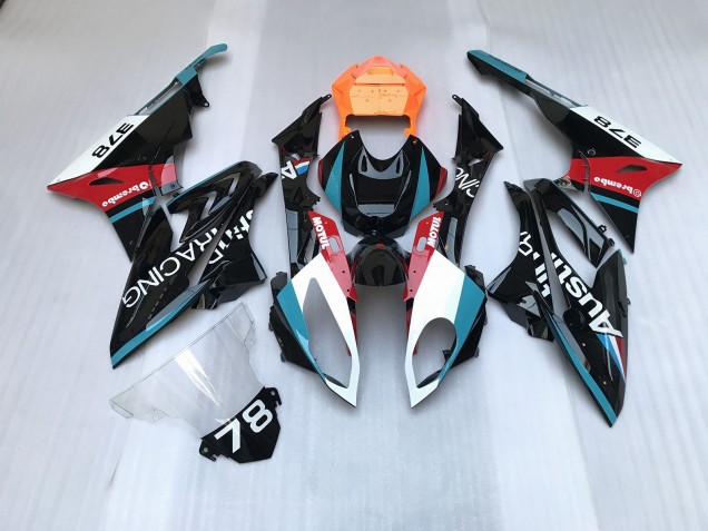 2009-2014 Alien Blue and White BMW S1000RR Motorcycle Fairing 2009-2014 Alien Blue and White BMW S1000RR Motorcycle Fairing
