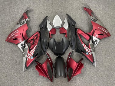 2009-2014 Alien Blue and White BMW S1000RR Motorcycle Fairing