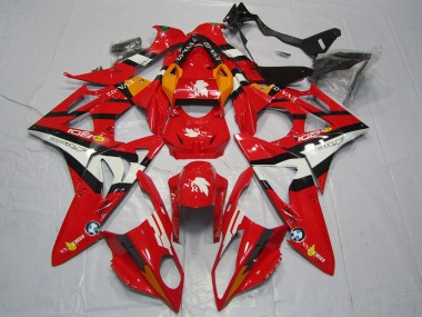 2009-2014 Alien Blue and White BMW S1000RR Motorcycle Fairing