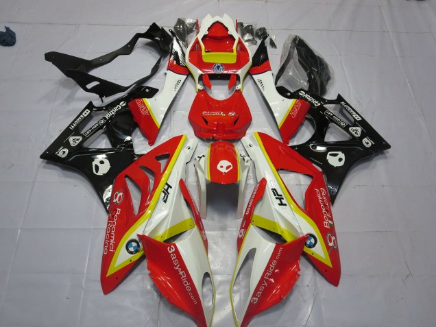 2009-2014 Alien Blue and White BMW S1000RR Motorcycle Fairing