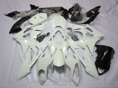 2009-2014 Alien Blue and White BMW S1000RR Motorcycle Fairing
