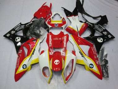 2009-2014 Alien Blue and White BMW S1000RR Motorcycle Fairing