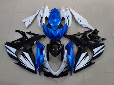 2009-2016 Gloss White and Black with Red Matte Blue Suzuki GSXR 1000 Motorcycle Fairing