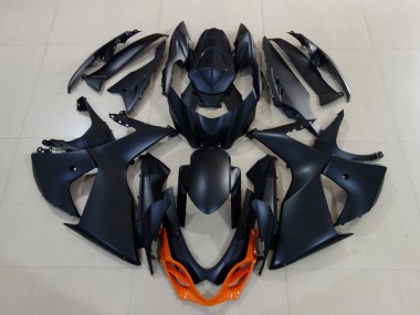 2009-2016 Matte and Orange Suzuki GSXR 1000 Motorcycle Fairing