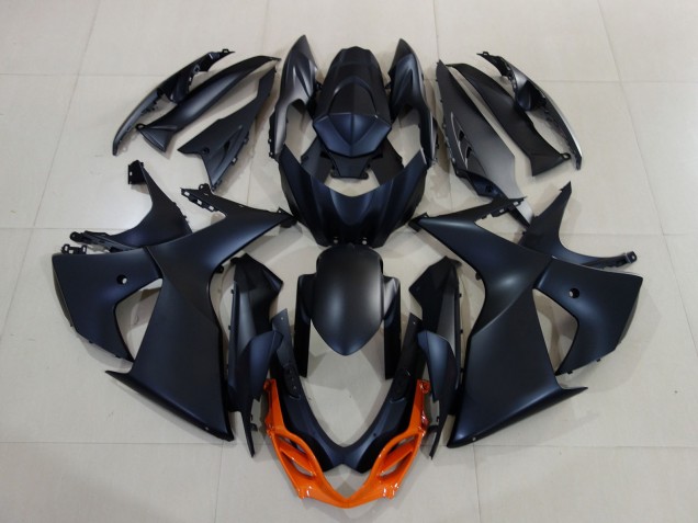 2009-2016 Matte and Orange Suzuki GSXR 1000 Motorcycle Fairing