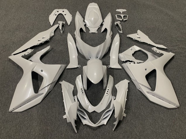 2009-2016 Plain Gloss White Suzuki GSXR 1000 Motorcycle Fairing 2009-2016 Plain Gloss White Suzuki GSXR 1000 Motorcycle Fairing
