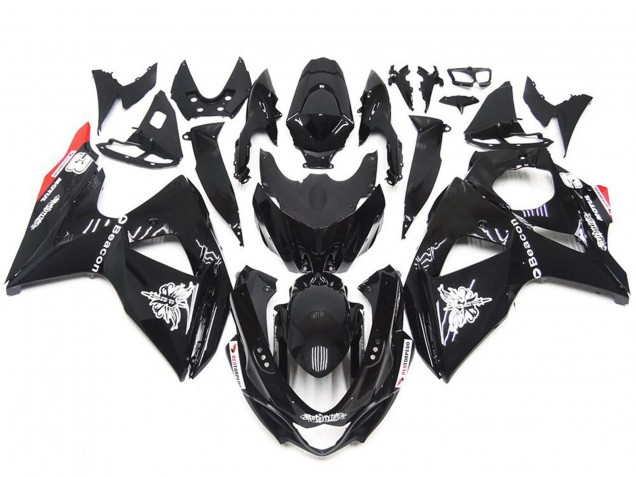 2009-2016 Solid Gloss Black Red style Suzuki GSXR 1000 Motorcycle Fairing 2009-2016 Solid Gloss Black Red style Suzuki GSXR 1000 Motorcycle Fairing