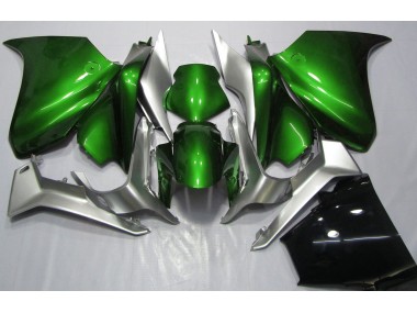 2010-2013 Deep Green and Silver Honda VFR1200 Motorcycle Fairing