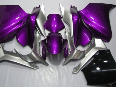 2010-2013 Deep Purple and Silver Honda VFR1200 Motorcycle Fairing