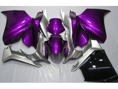 2010-2013 Deep Purple and Silver Honda VFR1200 Motorcycle Fairing