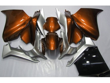 2010-2013 Orange and Silver Honda VFR1200 Motorcycle Fairing