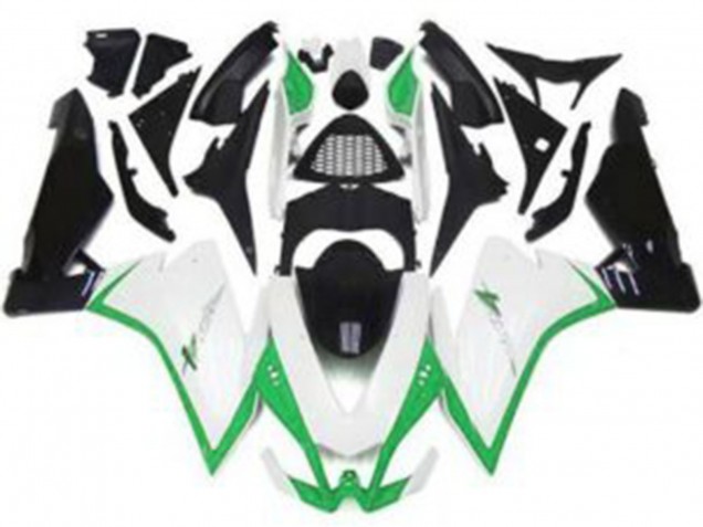 2010-2015 Gloss White & Green Aprilia RSV4 1000 Motorcycle Fairing 2010-2015 Gloss White & Green Aprilia RSV4 1000 Motorcycle Fairing