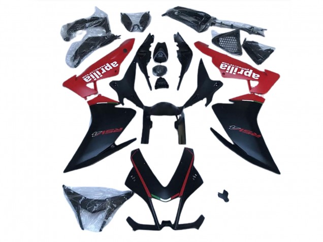 2010-2015 Matte Black & Red Aprilia RSV4 1000 Motorcycle Fairing 2010-2015 Matte Black & Red Aprilia RSV4 1000 Motorcycle Fairing