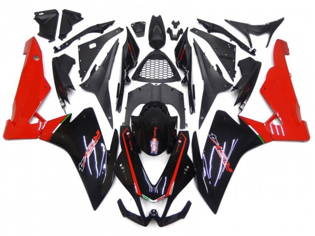 2010-2015 Red and Black Aprilia RSV4 1000 Motorcycle Fairing