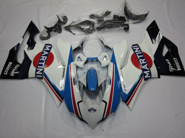 2011-2014 Martini Ducati Ducati 1199 Motorcycle Fairing 2011-2014 Martini Ducati Ducati 1199 Motorcycle Fairing