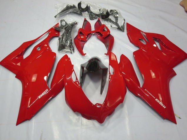2011-2014 Plain Gloss Red Ducati Ducati 1199 Motorcycle Fairing 2011-2014 Plain Gloss Red Ducati Ducati 1199 Motorcycle Fairing