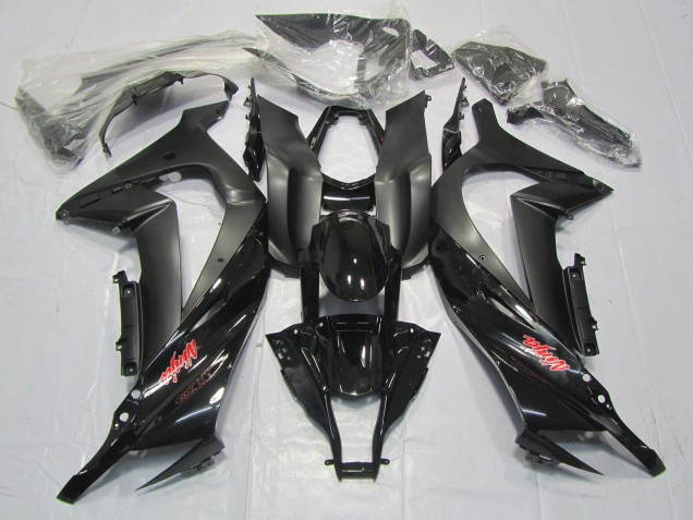 2011-2015 Black Matte Gloss Kawasaki ZX10R Motorcycle Fairing