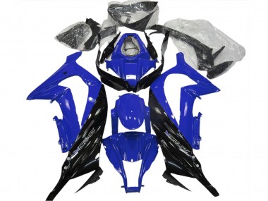 2011-2015 Gloss Blue and Black Kawasaki ZX10R Motorcycle Fairing