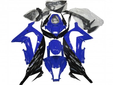 2011-2015 Gloss Blue and Black Kawasaki ZX10R Motorcycle Fairing