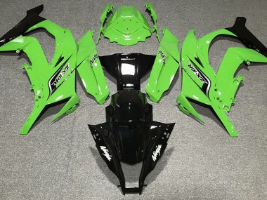 2011-2015 Gloss Green & Logos Kawasaki ZX10R Motorcycle Fairing