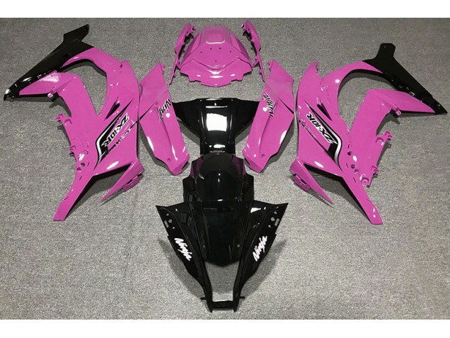 2011-2015 Gloss Pink & Logos Kawasaki ZX10R Motorcycle Fairing