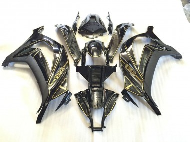 2011-2015 Gold Trim Kawasaki ZX10R Motorcycle Fairing