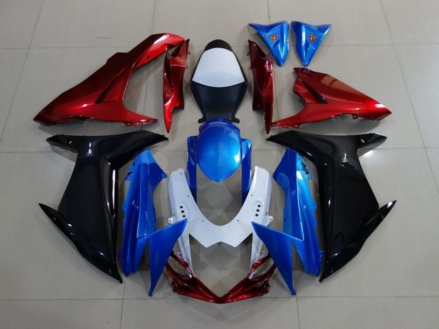 2011-2024 Blue / Black / Red Suzuki GSXR 600-750 Motorcycle Fairing