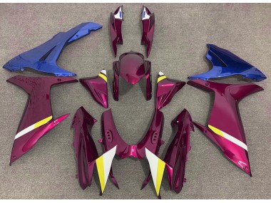 2011-2024 Gloss Red and Blue Suzuki GSXR 600-750 Motorcycle Fairing