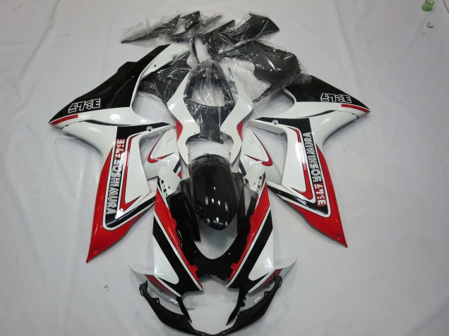2011-2024 Red White and Black Suzuki GSXR 600-750 Motorcycle Fairing 2011-2024 Red White and Black Suzuki GSXR 600-750 Motorcycle Fairing