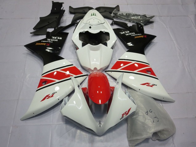 2012-2014 Red White and Black Yamaha R1 Motorcycle Fairing 2012-2014 Red White and Black Yamaha R1 Motorcycle Fairing