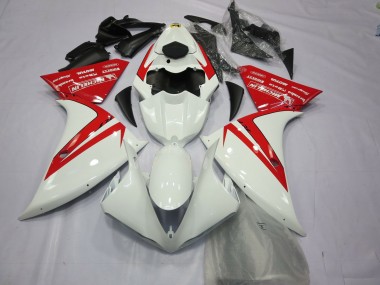 2012-2014 Red and White Yamaha R1 Motorcycle Fairing