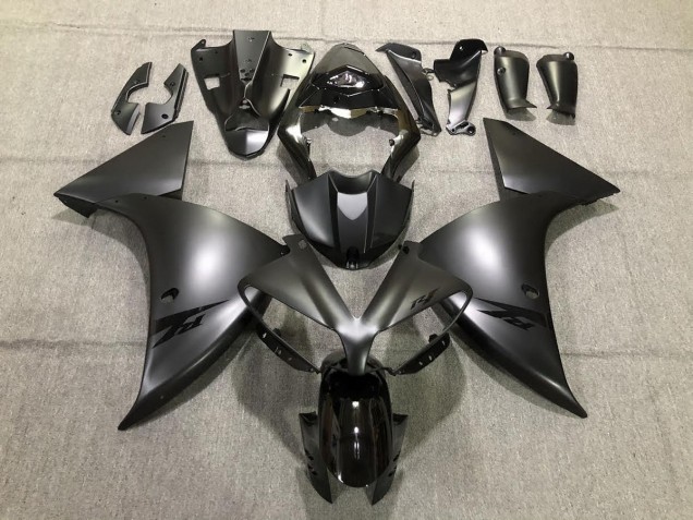 2012-2014 Total Black Yamaha R1 Motorcycle Fairing