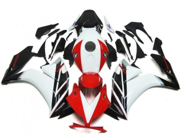 2012-2016 Black and Red / White Gloss Honda CBR1000RR Motorcycle Fairing 2012-2016 Black and Red / White Gloss Honda CBR1000RR Motorcycle Fairing