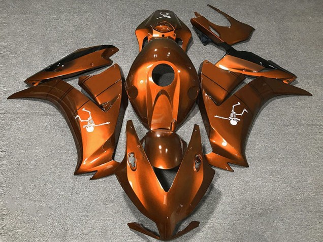 2012-2016 Deep Orange Gloss Honda CBR1000RR Motorcycle Fairing