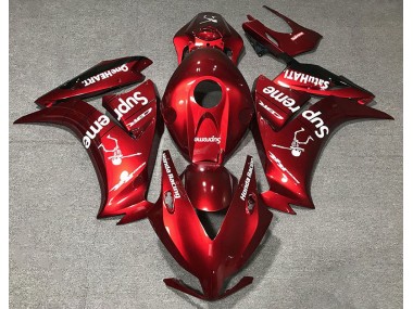 2012-2016 Deep Red Custom Honda CBR1000RR Motorcycle Fairing
