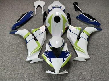 2012-2016 Gloss Blue and Lime Honda CBR1000RR Motorcycle Fairing
