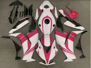 2012-2016 Gloss Pink and White Honda CBR1000RR Motorcycle Fairing