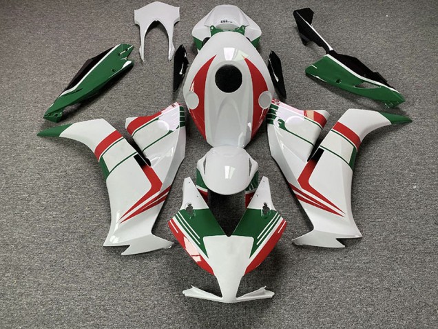 2012-2016 Gloss Red and Green Honda CBR1000RR Motorcycle Fairing