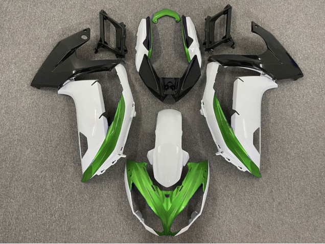 2012-2016 Gloss White & Green Kawasaki Ninja 650R Motorcycle Fairing 2012-2016 Gloss White & Green Kawasaki Ninja 650R Motorcycle Fairing