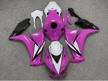2012-2016 Pink with White Honda CBR1000RR Motorcycle Fairing