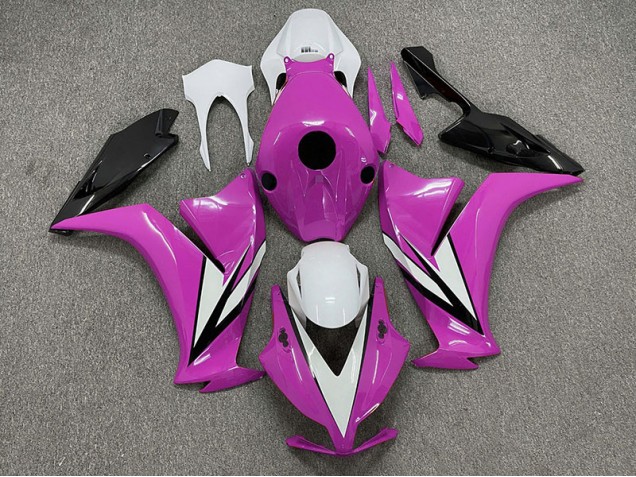 2012-2016 Pink with White Honda CBR1000RR Motorcycle Fairing