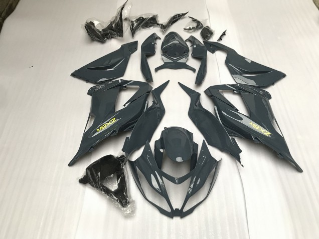 2013-2018 Gloss Grey Kawasaki ZX6R Motorcycle Fairing 2013-2018 Gloss Grey Kawasaki ZX6R Motorcycle Fairing