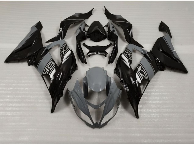 2013-2018 Nardo and Black Kawasaki ZX6R Motorcycle Fairing 2013-2018 Nardo and Black Kawasaki ZX6R Motorcycle Fairing