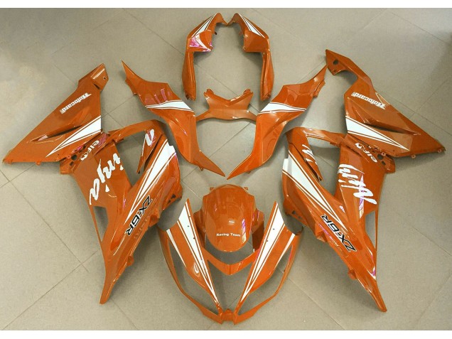 2013-2018 Orange Ninja Kawasaki ZX6R Motorcycle Fairing