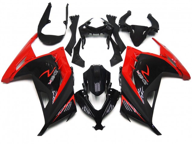2013-2018 Red and Gloss Black Kawasaki Ninja 300 Motorcycle Fairing 2013-2018 Red and Gloss Black Kawasaki Ninja 300 Motorcycle Fairing