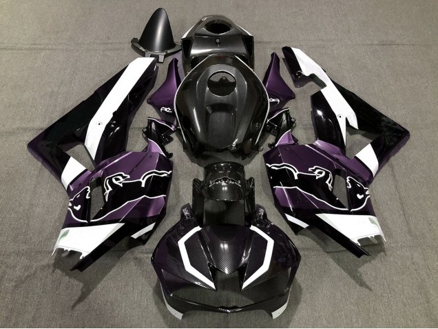 2013-2023 Custom Purple Carbon Bull Honda CBR600RR Motorcycle Fairing
