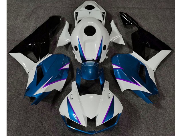 2013-2023 Gloss Blue White and Purple Honda CBR600RR Motorcycle Fairing 2013-2023 Gloss Blue White and Purple Honda CBR600RR Motorcycle Fairing