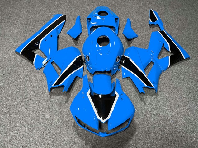 2013-2023 Gloss Light Blue and Black Honda CBR600RR Motorcycle Fairing 2013-2023 Gloss Light Blue and Black Honda CBR600RR Motorcycle Fairing