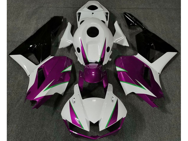 2013-2023 Gloss Pink White and Green Honda CBR600RR Motorcycle Fairing 2013-2023 Gloss Pink White and Green Honda CBR600RR Motorcycle Fairing