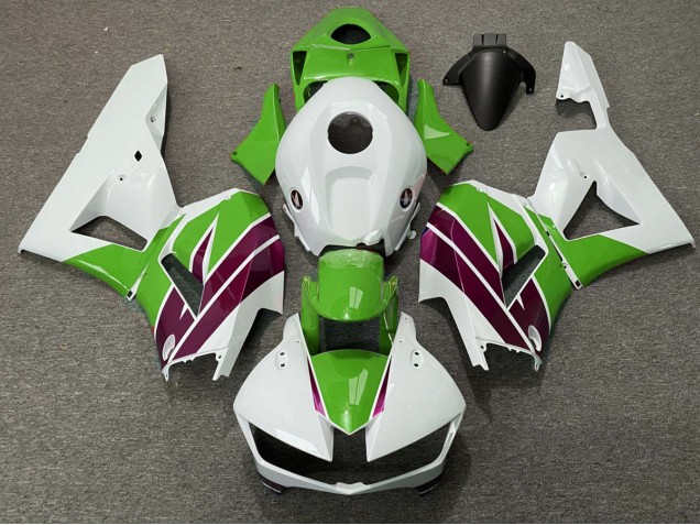2013-2023 Green and Purple Gloss Honda CBR600RR Motorcycle Fairing